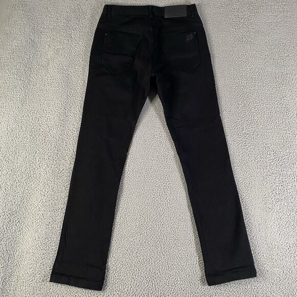 Troy Lee Designs TLD Jeans Mens 30x32 Black Straight Leg Stretch Denim Casual - Picture 4 of 12